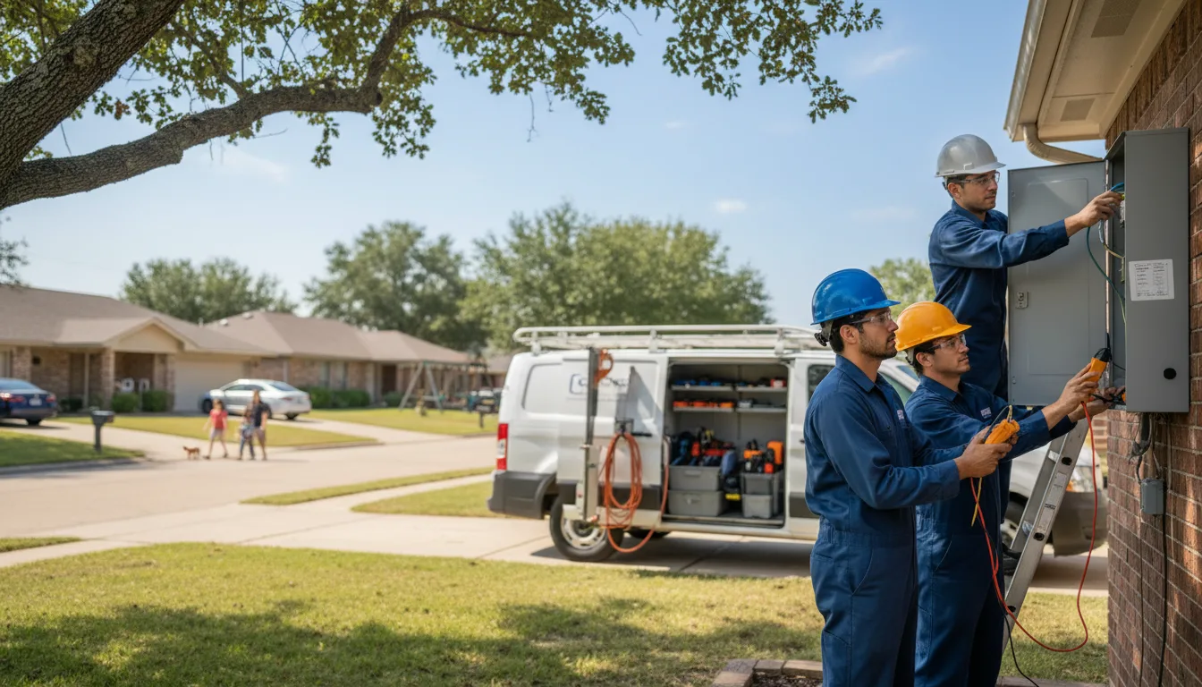 Certified electrician providing emergency electrical services in Switz City, IN